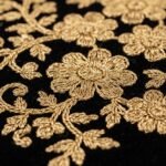 Midnight Glam - Gold Embroidered Premium Velvet Kurti - Image 2