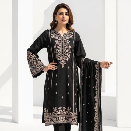 Summer Bloom - 3 Piece Embroidered Lawn Suit