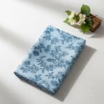 Ocean Breeze - Floral Printed 2 Piece Unstitched Lawn - Image 2