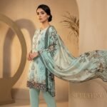 Mohagni Vol-01 – Embroidered Mint Green Twin Shirt